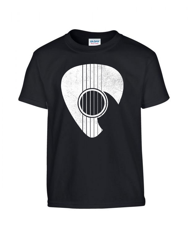 gitár gitárs Fekete Gyerek Póló