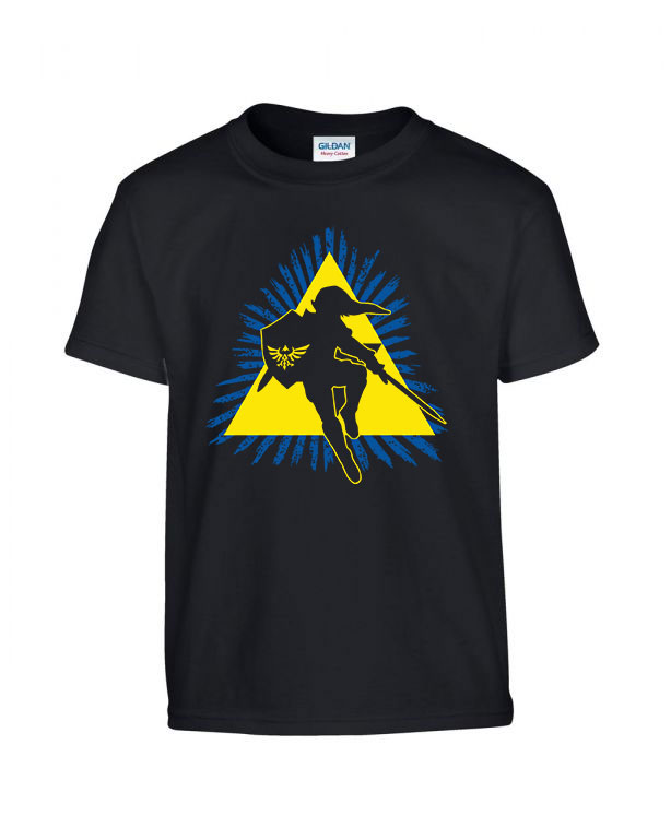 zelda link Fekete Gyerek Póló
