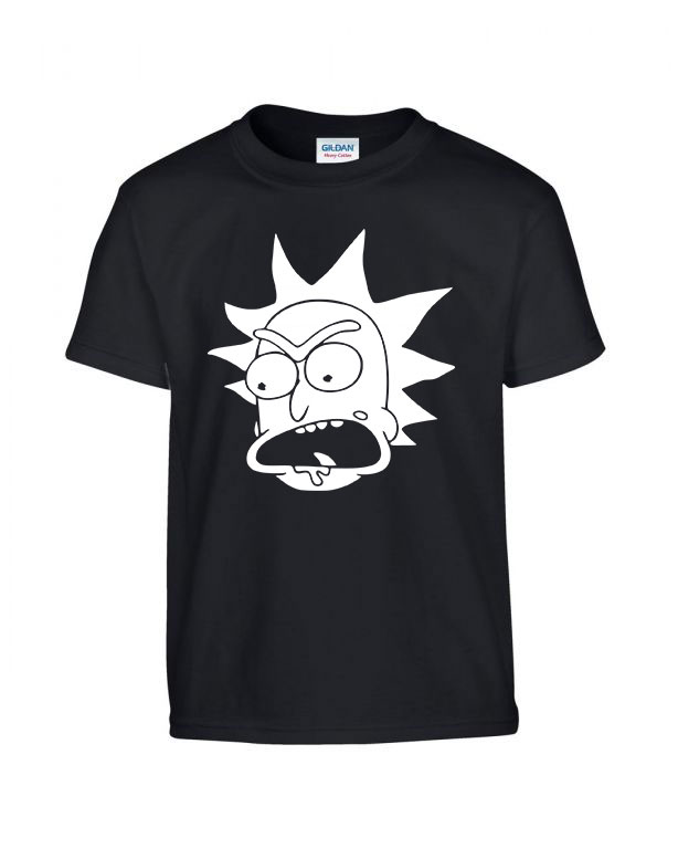 rick és morty Fekete Gyerek Póló