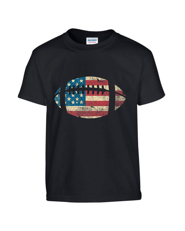 Amerikai Foci Fekete Gyerek Póló