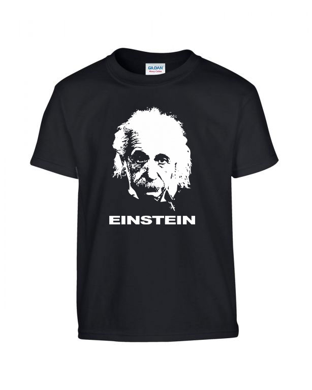 albert einstein Fekete Gyerek Póló
