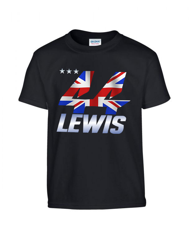 lewis hamilton 44 Fekete Gyerek Póló