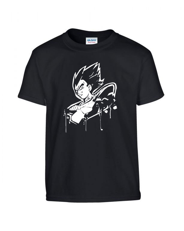 vegeta dragon ball Fekete Gyerek Póló
