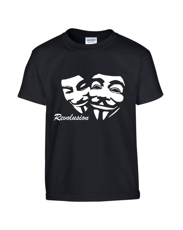 anonymus Fekete Gyerek Póló
