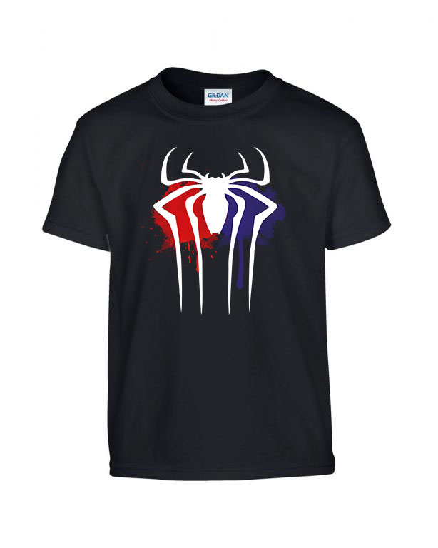 spider man pókember Fekete Gyerek Póló