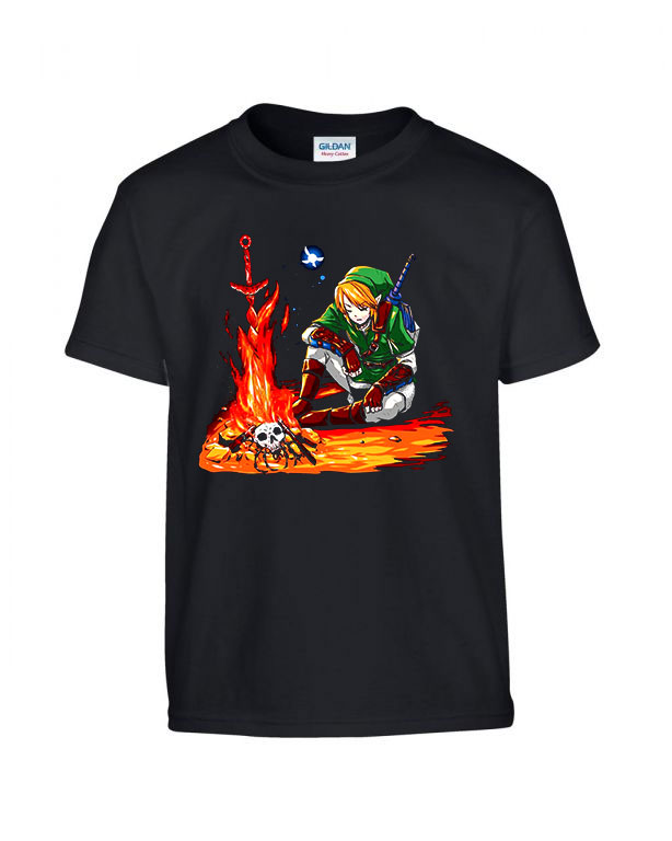 link zelda Fekete Gyerek Póló