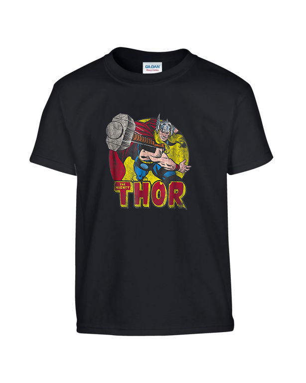 thor avengers bosszúállók Fekete Gyerek Póló