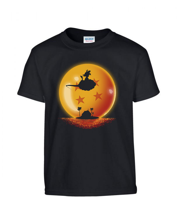 Son Goku Dragon Ball Fekete Gyerek Póló