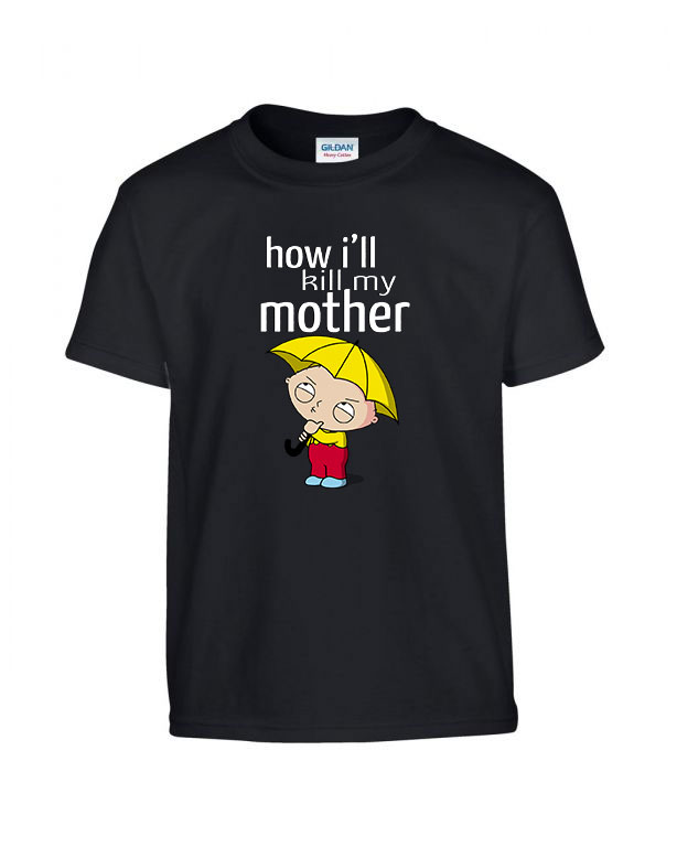 stewie griffin family guy Fekete Gyerek Póló