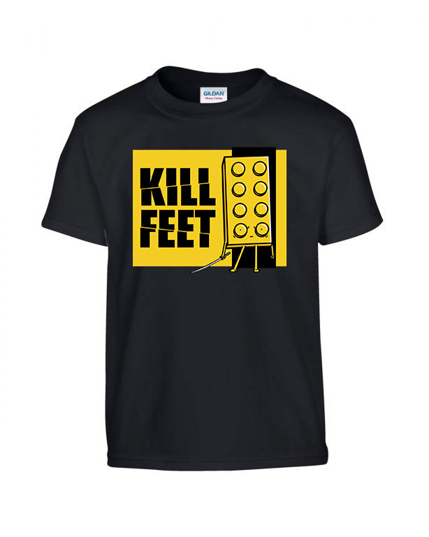lego láb Fekete Gyerek Póló