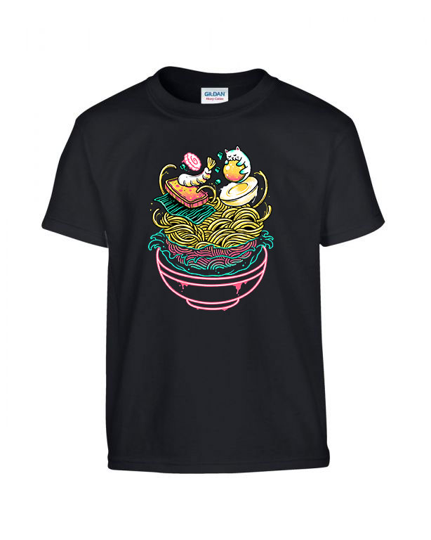 ramen leves  Fekete Gyerek Póló