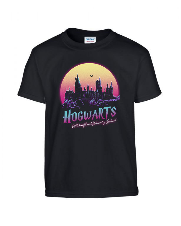 hogwarts roxfort harry potter Fekete Gyerek Póló