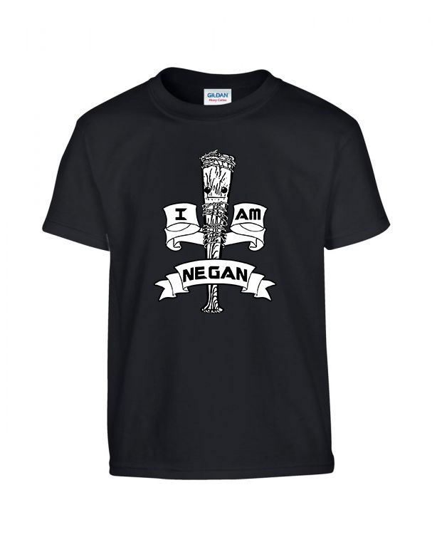 i am negan walking dead Fekete Gyerek Póló
