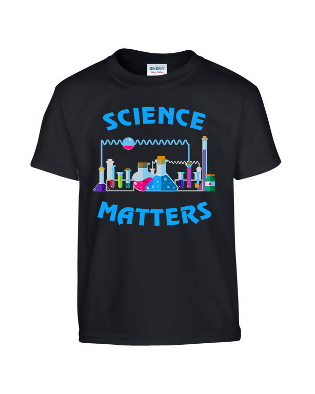 tudomány science Fekete Gyerek Póló