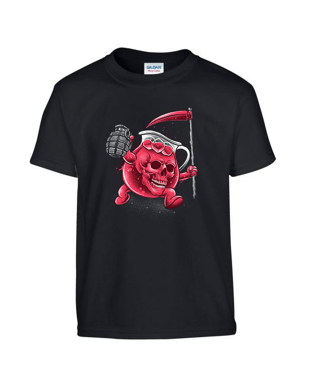 kool aid koponya Fekete Gyerek Póló