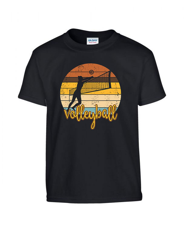 röplabda retro volleyball Fekete Gyerek Póló