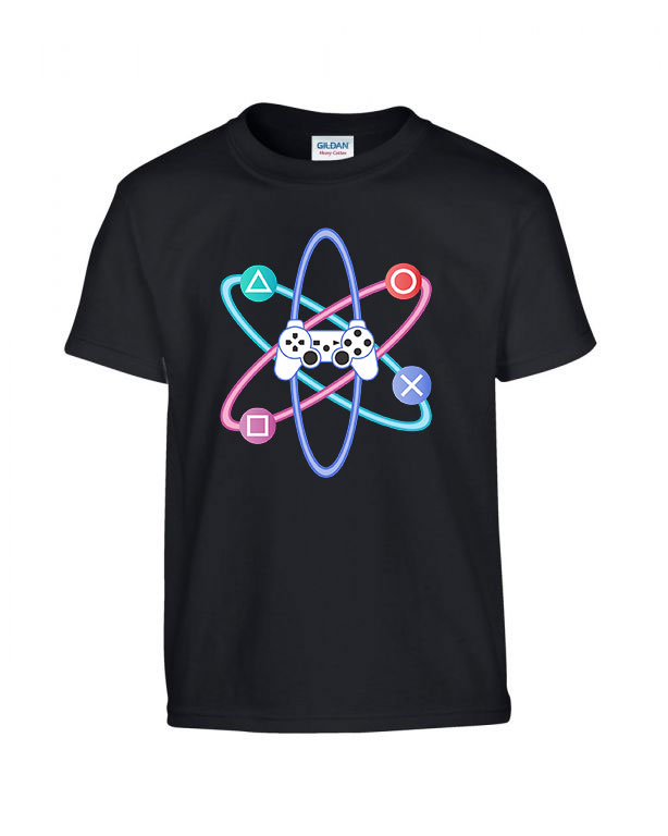 playstation ps4 ps5 Fekete Gyerek Póló
