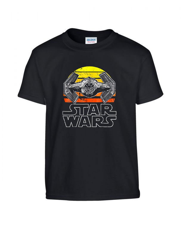 star wars tie fighter Fekete Gyerek Póló