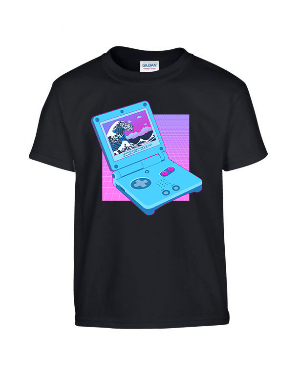 gameboy Fekete Gyerek Póló
