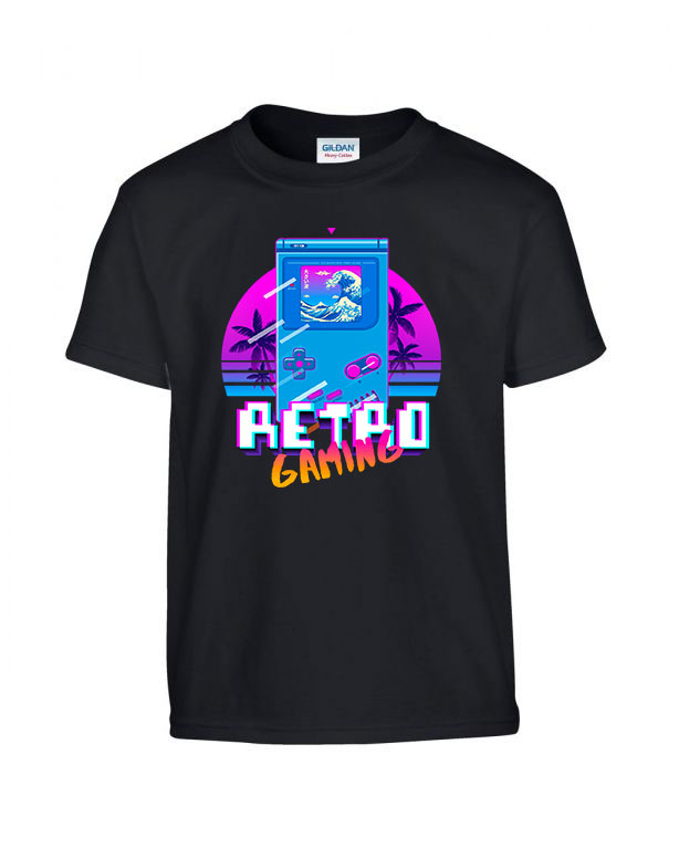 gameboy gba Fekete Gyerek Póló