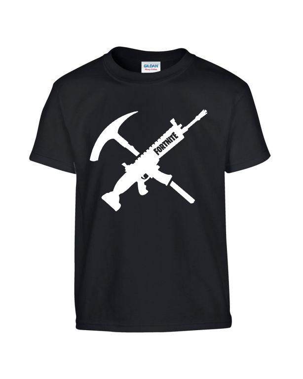 fortnite weapons Fekete Gyerek Póló