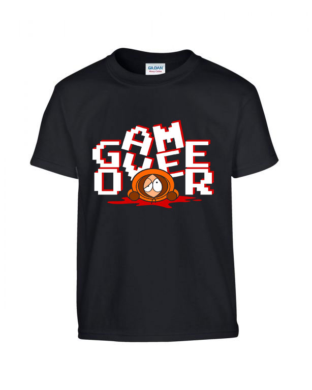 kenny south park Fekete Gyerek Póló
