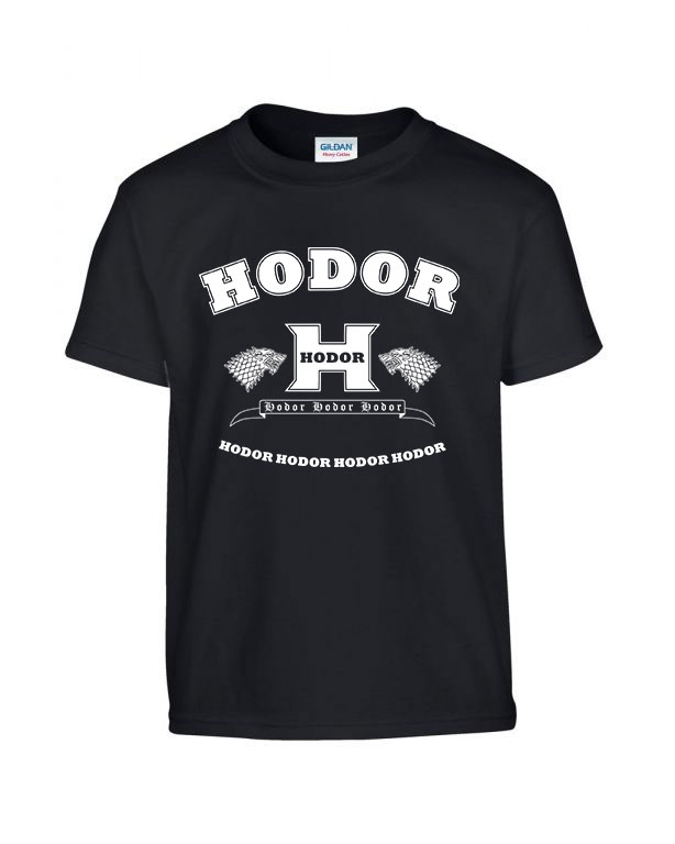 hodor trónok harca game of thrones Fekete Gyerek Póló