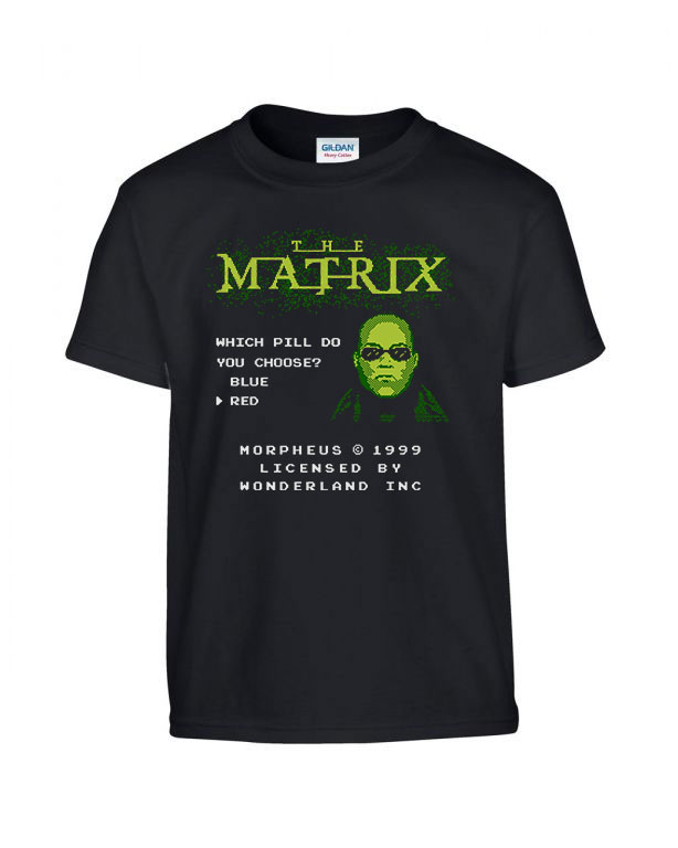 matrix morpheus Fekete Gyerek Póló