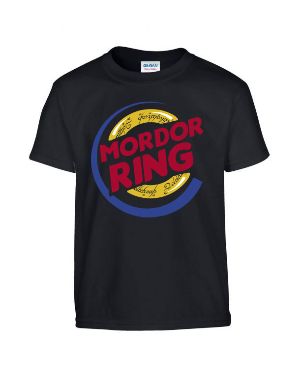 mordor king gyűrűk ura Fekete Gyerek Póló