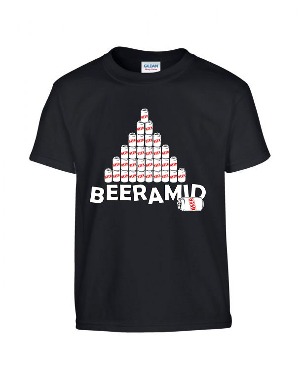 beer sör piramis Fekete Gyerek Póló