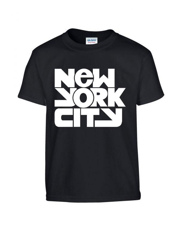 new york city Fekete Gyerek Póló