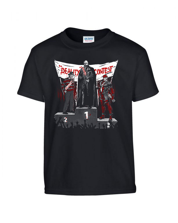 darth vader freddy krueger Fekete Gyerek Póló