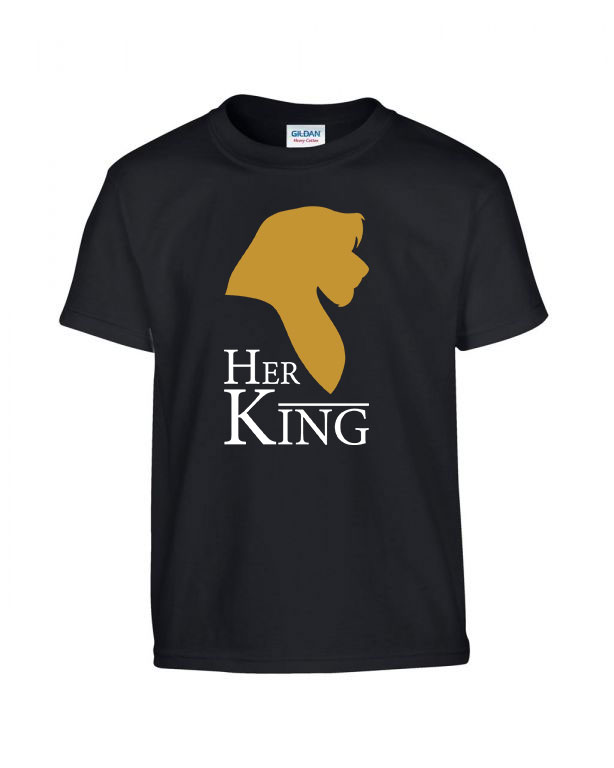 her king páros pároknak Fekete Gyerek Póló