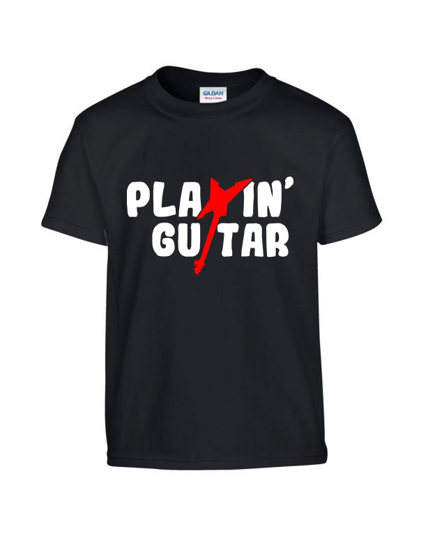 gitár gitáros Fekete Gyerek Póló