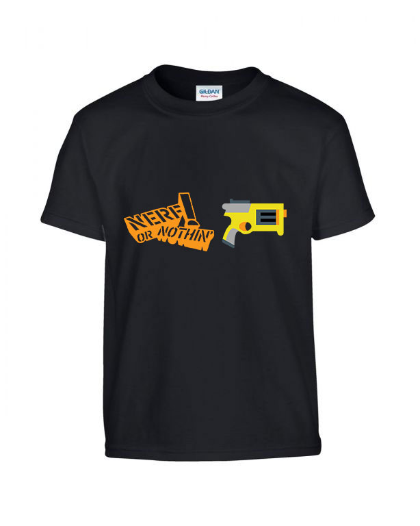 nerf gun Fekete Gyerek Póló