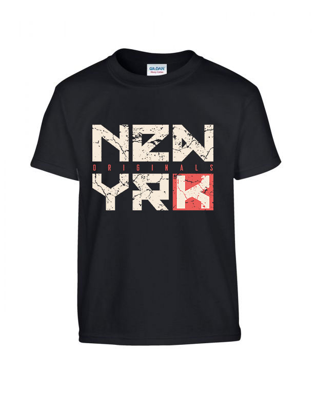 new york city Fekete Gyerek Póló