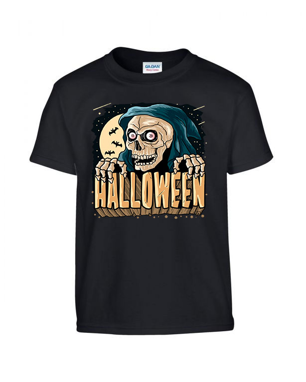Halloween Fekete Gyerek Póló