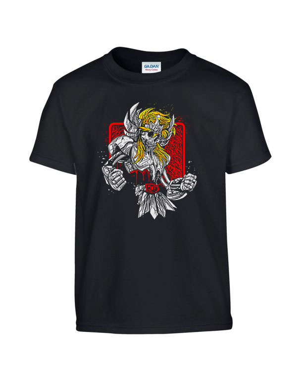 Saint Seiya Fekete Gyerek Póló