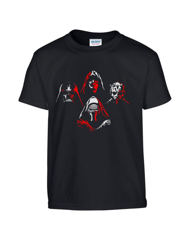 darth vader kylo ren darth maul emperor star wars sith Fekete Gyerek Póló