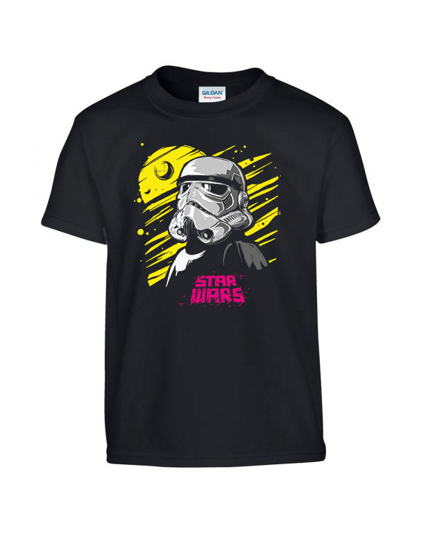 star wars storm trooper Fekete Gyerek Póló