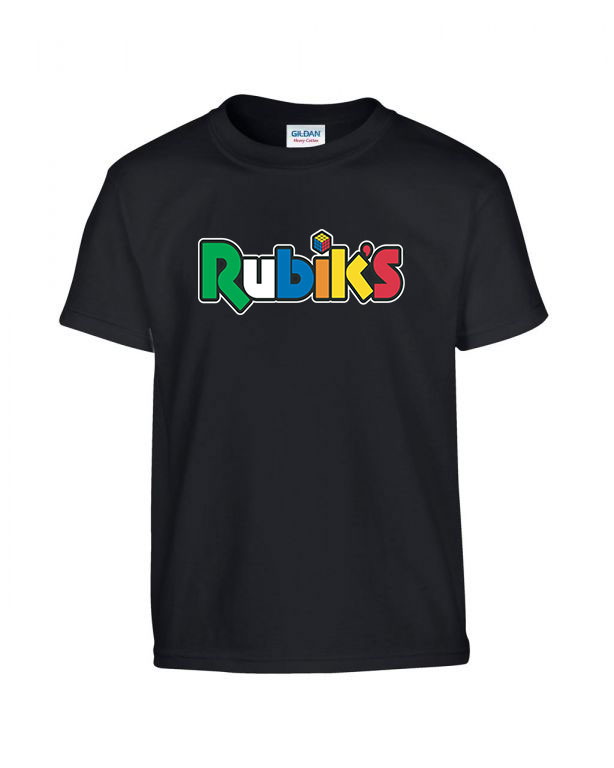rubik kocka Fekete Gyerek Póló