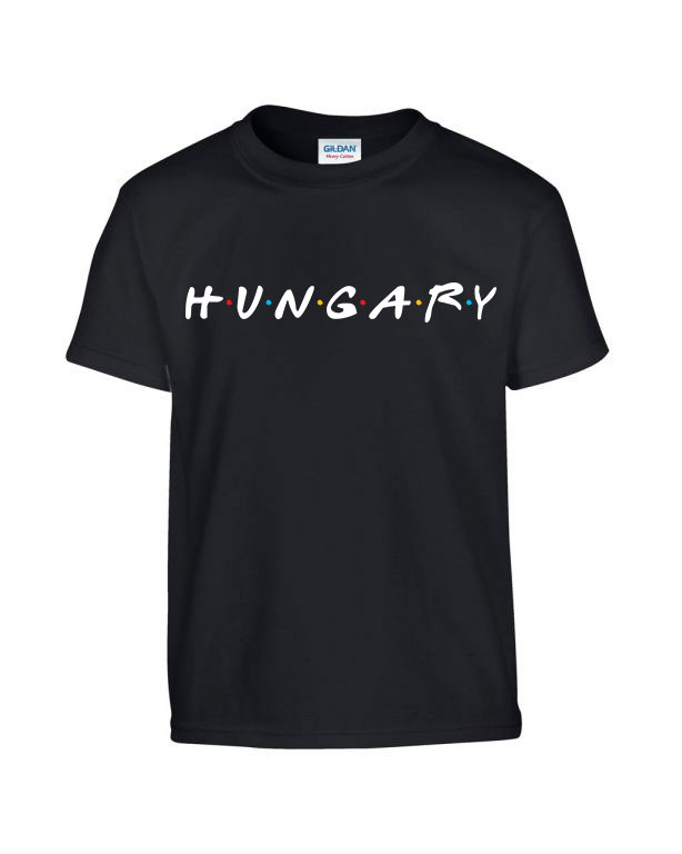 hungary magyarország Fekete Gyerek Póló