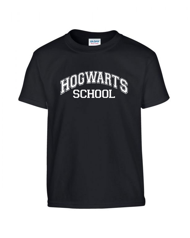 harry potter roxfort hogwarts Fekete Gyerek Póló