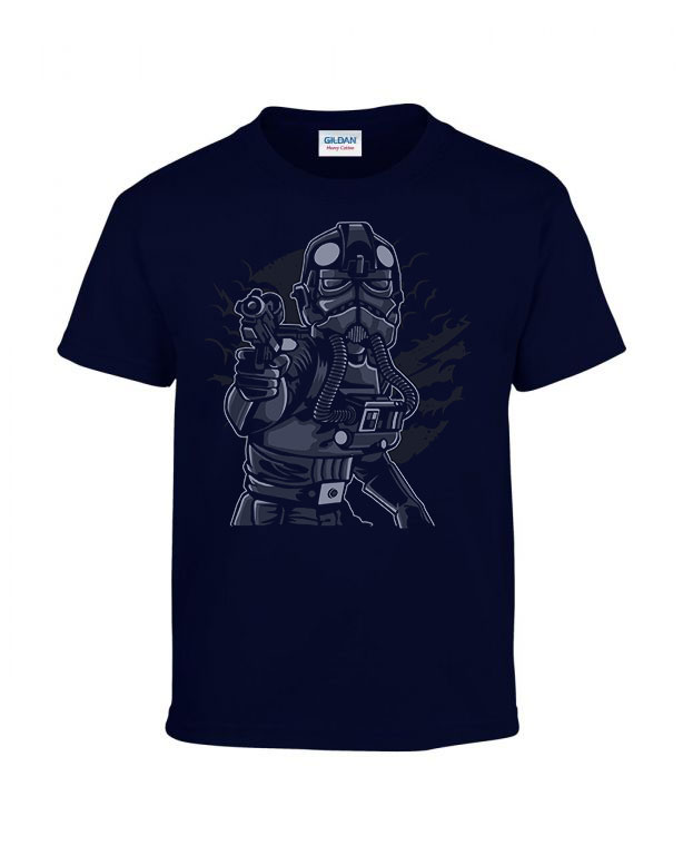 star wars storm trooper Sötétkék Gyerek Póló