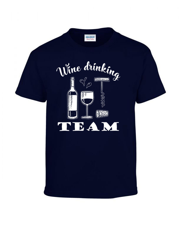 bor wine Sötétkék Gyerek Póló