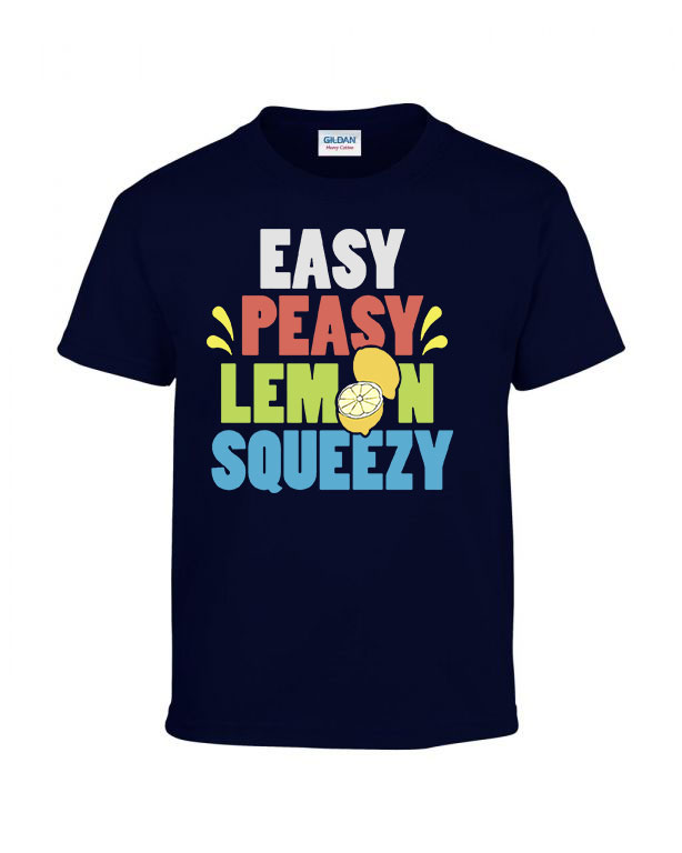 easy peasy lemon squeezy Sötétkék Gyerek Póló