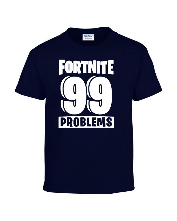 fortnite gamer Sötétkék Gyerek Póló