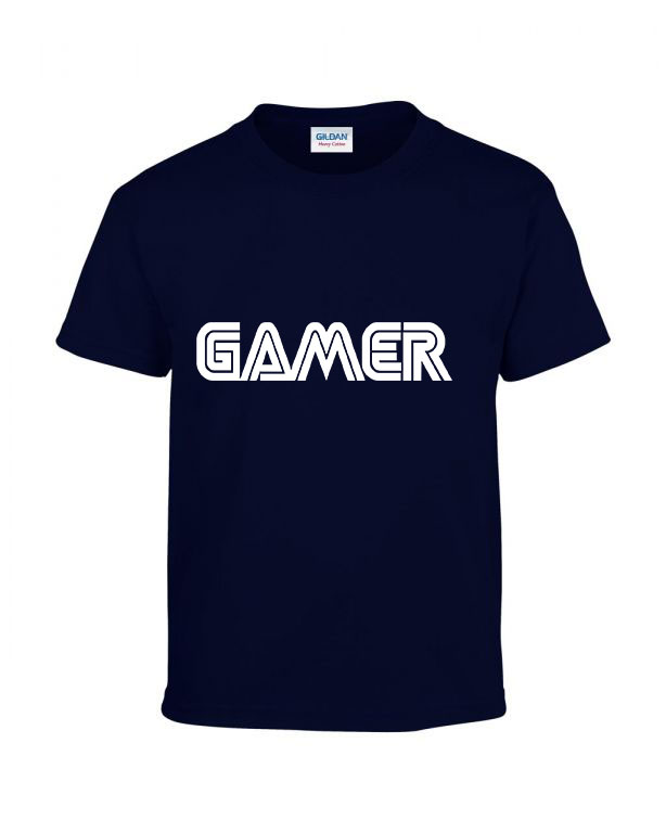 gamer gaming Sötétkék Gyerek Póló