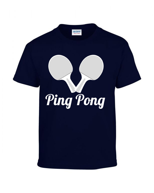 ping pong Sötétkék Gyerek Póló