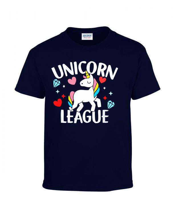 unikornis unicorn Sötétkék Gyerek Póló
